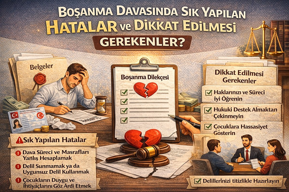 Boşanma Davasında Yapılan Hatalar